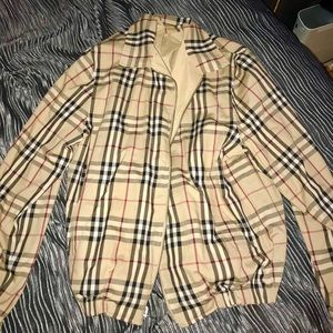 Burberry reversible bomber jacket